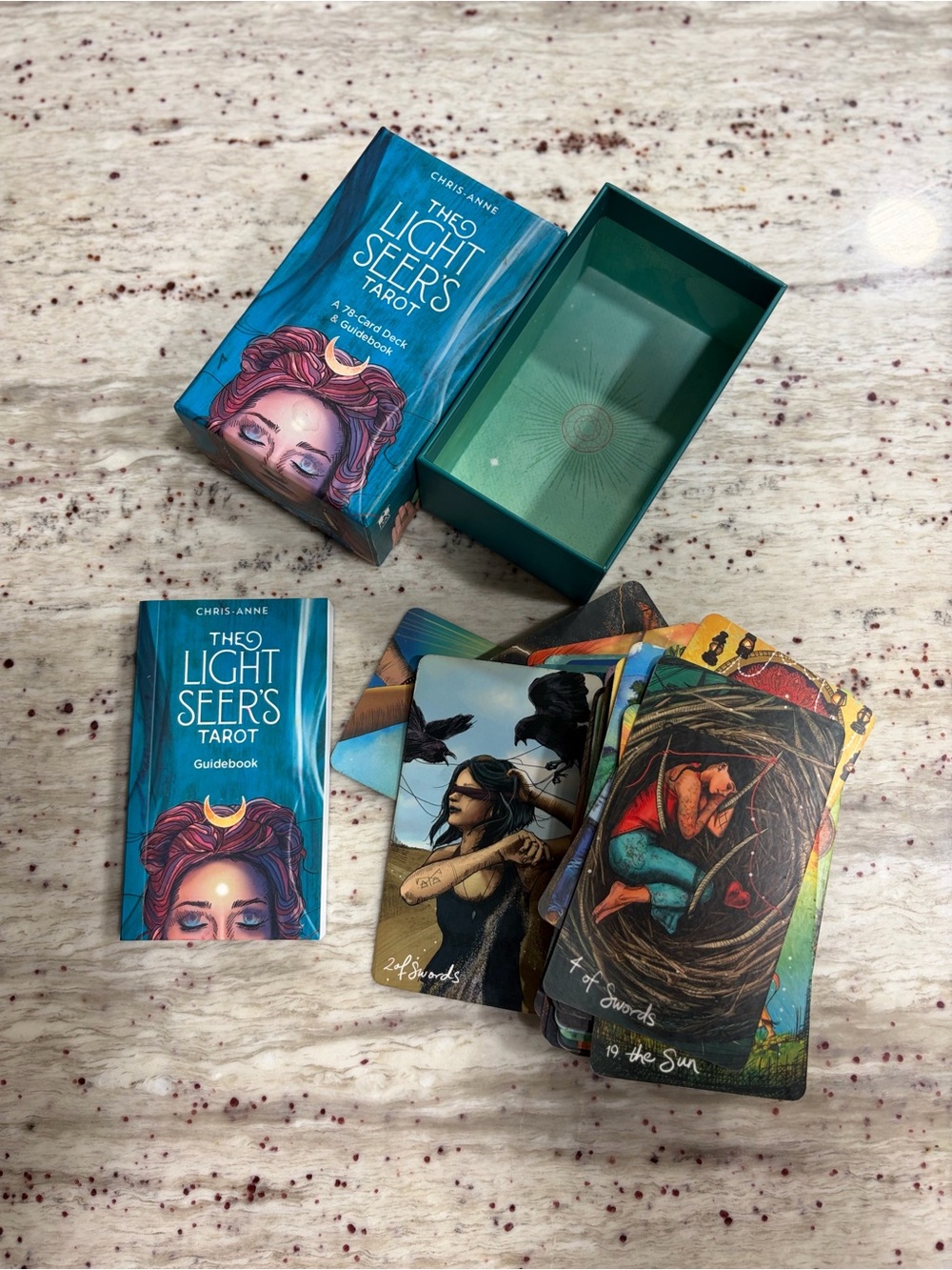 The Light Seer's Tarot Deck & Guidebook - Teal